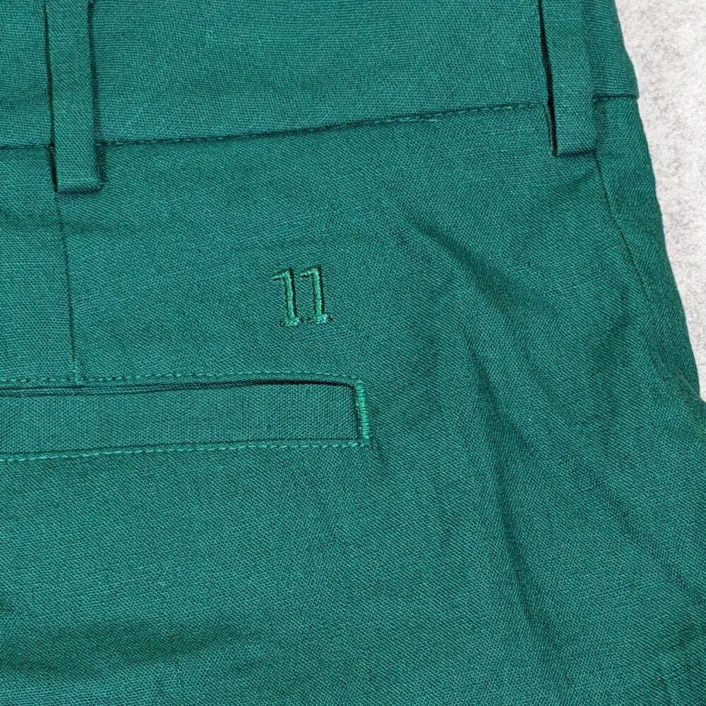 Walter Hagen 11 Linen Blend Golf Shorts Men's 40 Green 9" Flat Front NWT - Picture 11 of 12